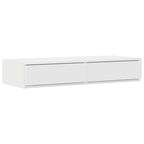 vidaXL Bettschubladen Weiß 100 x 36,5 x 16,5 cm Holzwerkstoff