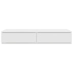 vidaXL Bettschubladen Weiß 100 x 36,5 x 16,5 cm Holzwerkstoff