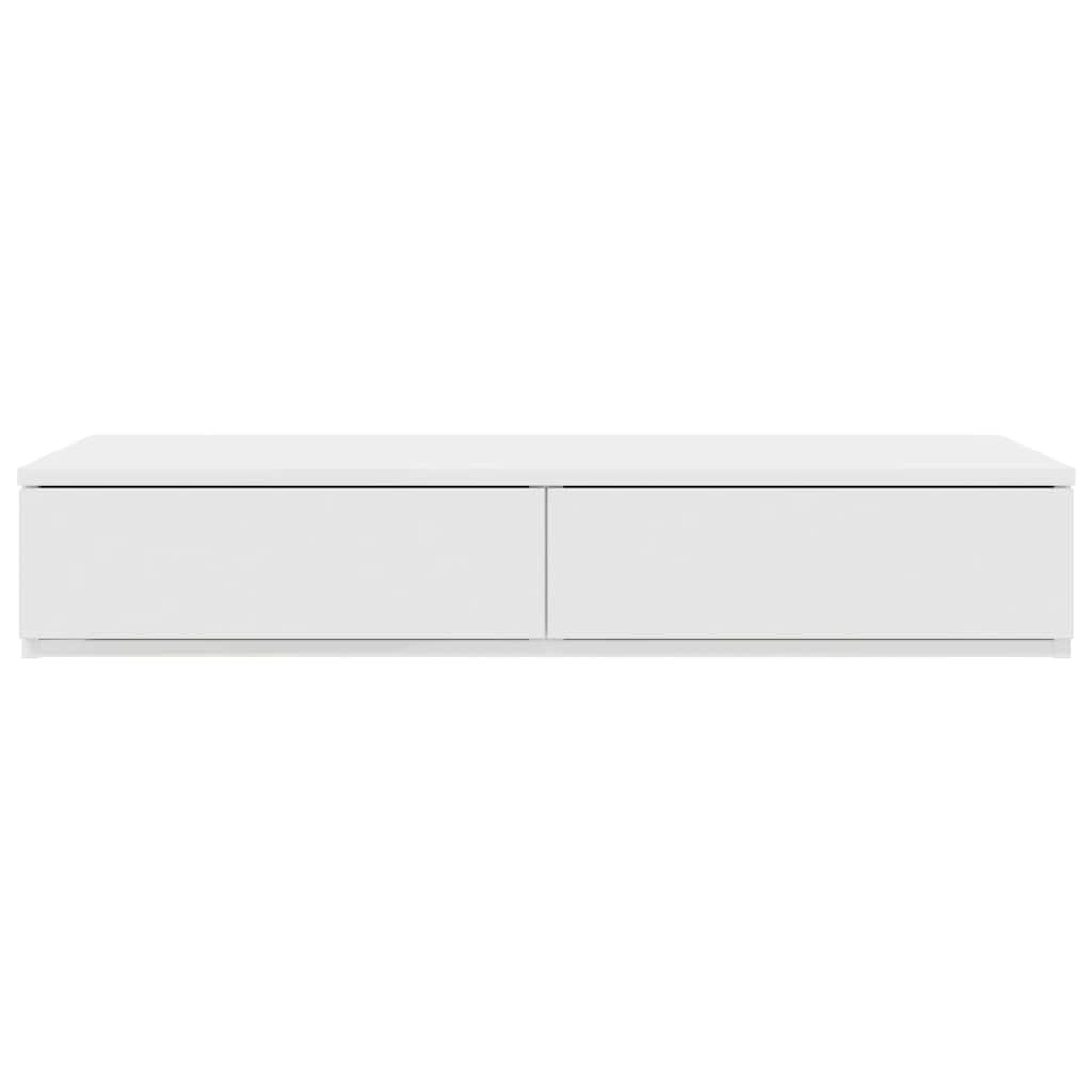 vidaXL Bettschubladen Weiß 100 x 36,5 x 16,5 cm Holzwerkstoff