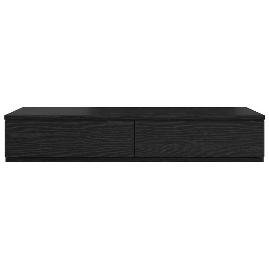 vidaXL Bettschubladen Schwarz Eichen-Optik 100 x 36,5 x 16,5 cm