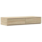 vidaXL Bettschubladen Sonoma-Eiche 100 x 36,5 x 16,5 cm Holzwerkstoff