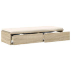 vidaXL Bettschubladen Sonoma-Eiche 100 x 36,5 x 16,5 cm Holzwerkstoff
