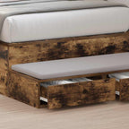 vidaXL Bettschubladen Geräucherte Eiche 100 x 36,5 x 16,5 cm