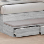 vidaXL Bettschubladen Graues Sonoma 100 x 36,5 x 16,5 cm Holzwerkstoff