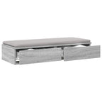 vidaXL Bettschubladen Graues Sonoma 100 x 36,5 x 16,5 cm Holzwerkstoff