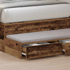 vidaXL Bettschubladen Altholz 100 x 36,5 x 16,5 cm Holzwerkstoff