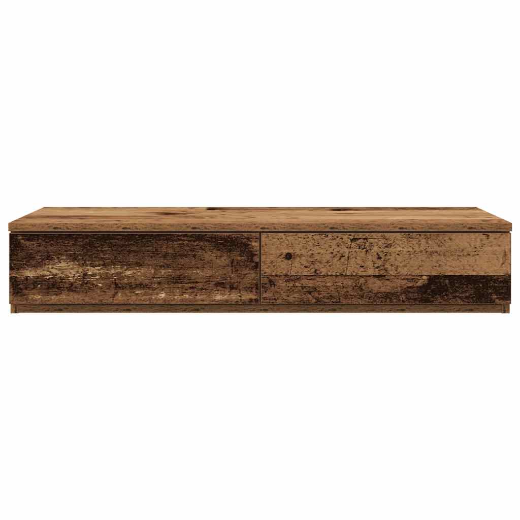 vidaXL Bettschubladen Altholz 100 x 36,5 x 16,5 cm Holzwerkstoff
