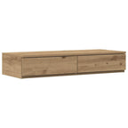 vidaXL Bettschubladen Artisan-Eiche 100 x 36,5 x 16,5 cm Holzwerkstoff
