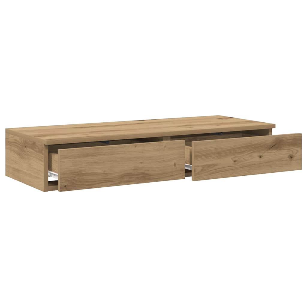 vidaXL Bettschubladen Artisan-Eiche 100 x 36,5 x 16,5 cm Holzwerkstoff