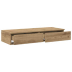 vidaXL Bettschubladen Artisan-Eiche 100 x 36,5 x 16,5 cm Holzwerkstoff