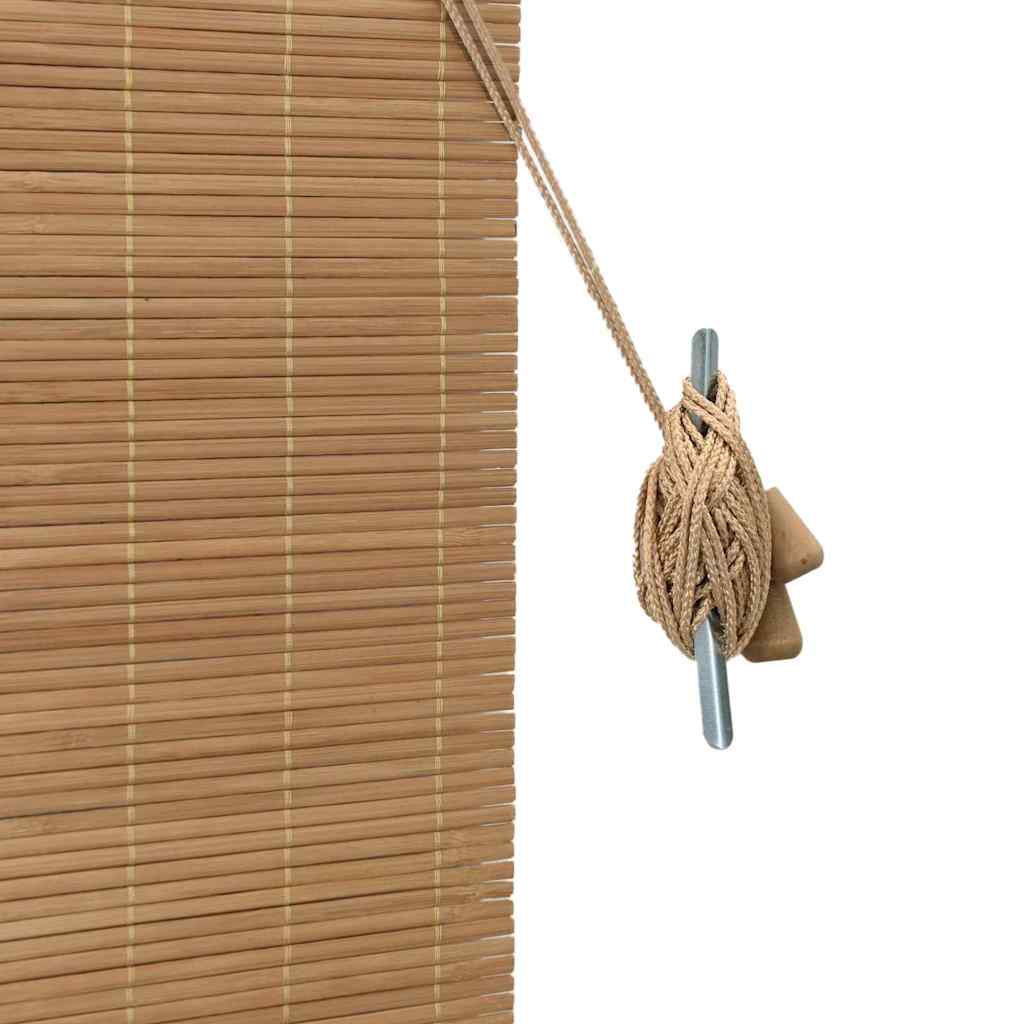vidaXL Rollo Braun 60 x 160 cm 5 mm Bambus