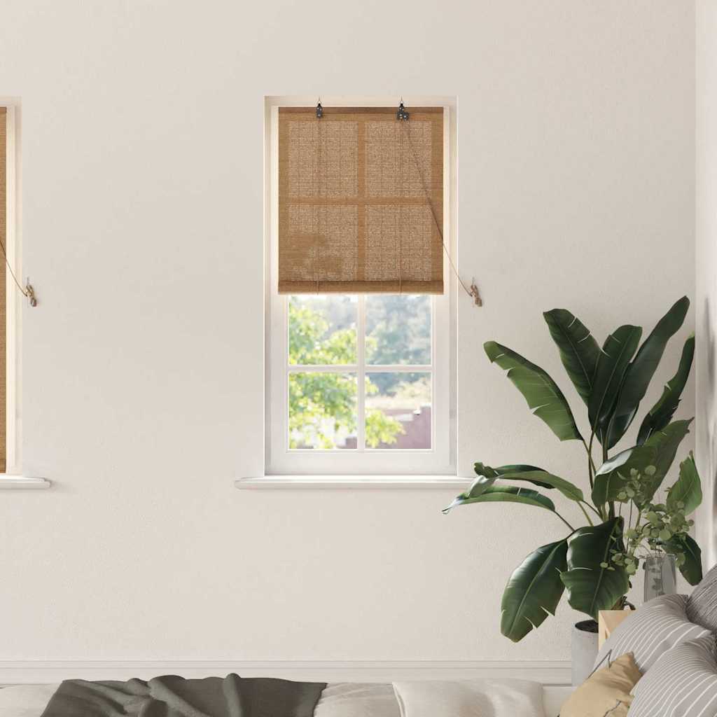 vidaXL Rollo Braun 60 x 160 cm 5 mm Bambus