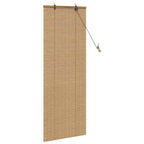 vidaXL Rollo Braun 60 x 160 cm 5 mm Bambus