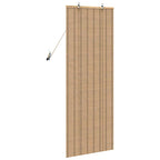 vidaXL Rollo mit Vorhängen Natur 60 x 160 cm Bambus