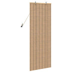 vidaXL Rollo mit Vorhängen Natur 60 x 160 cm Bambus