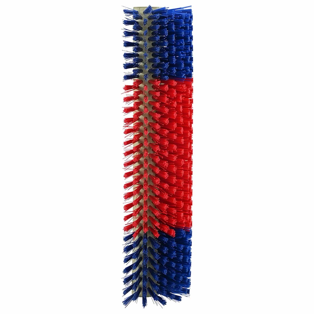 vidaXL Kühbürste Rot und Blau 50 x 17 x 9 cm Kunststoff und Stahl