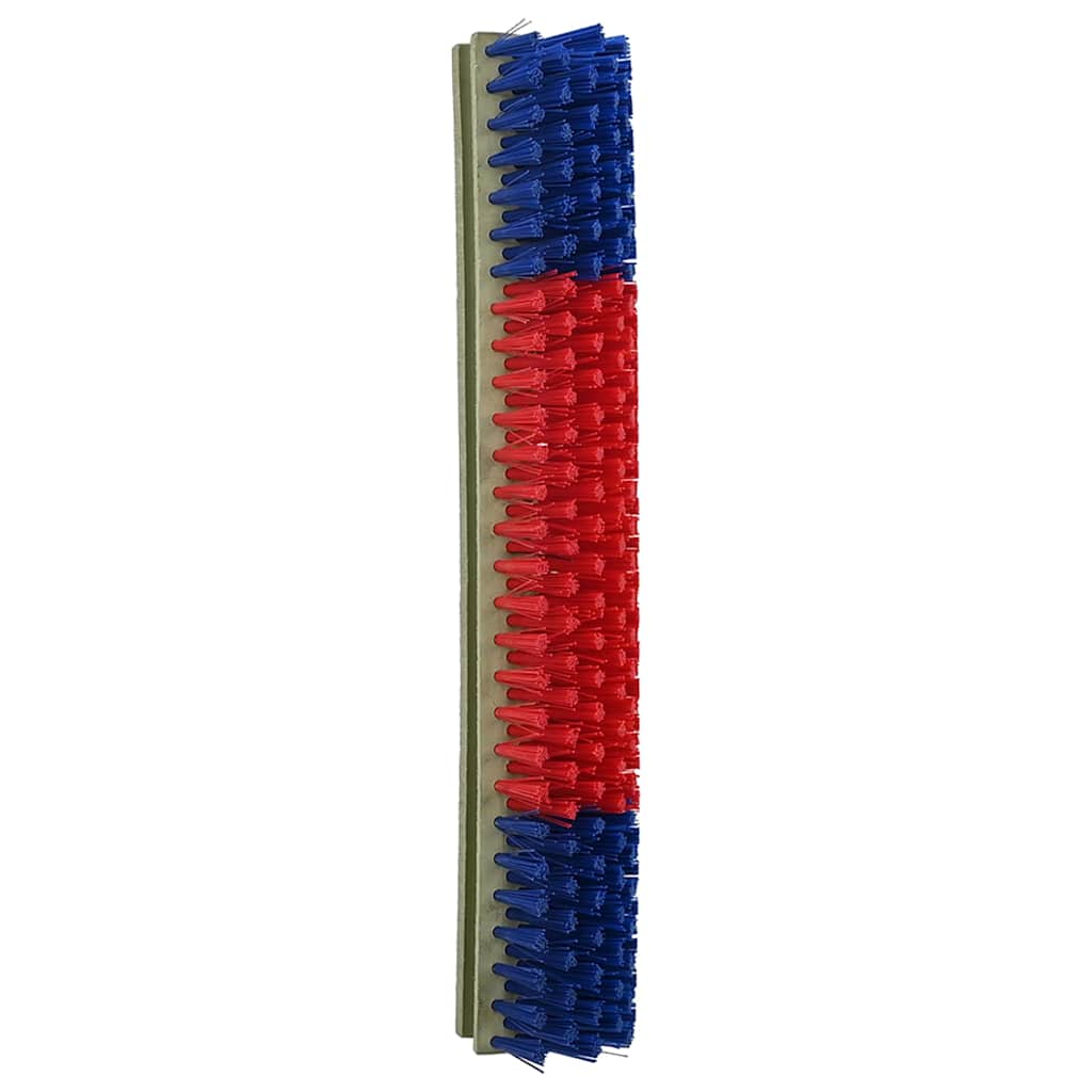 vidaXL Kühbürste Rot und Blau 50 x 17 x 9 cm Kunststoff und Stahl