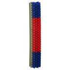 vidaXL Kühbürste Rot und Blau 50 x 17 x 9 cm Kunststoff und Stahl