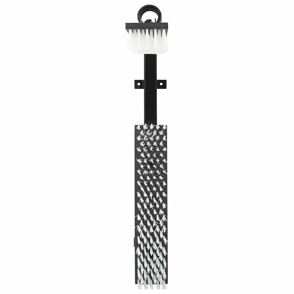 vidaXL Kühbürste Verstellbar Schwarz und Weiß 84 x 10 x 91 cm PVC
