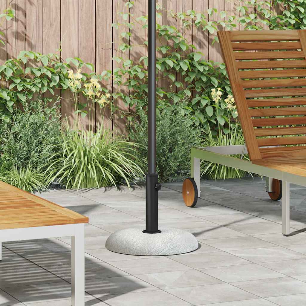 vidaXL Sonnenschirmständer 21kg Mehrfarbig Beton Rund