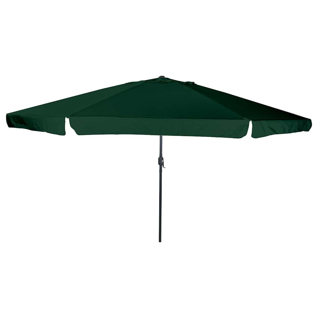 vidaXL Garten-Sonnenschirm Grün 248 x 248 x 148 cm Polyester und Stahl