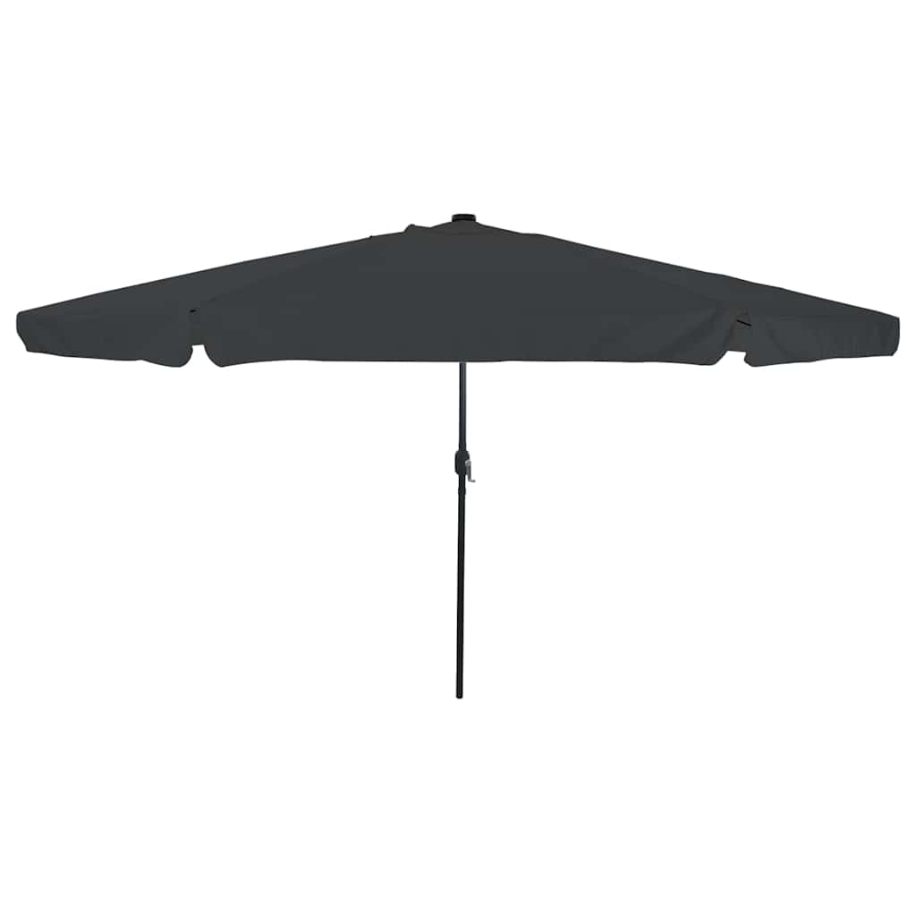 vidaXL Garten-Sonnenschirm Grün 385 x 209 x 244 cm Polyester