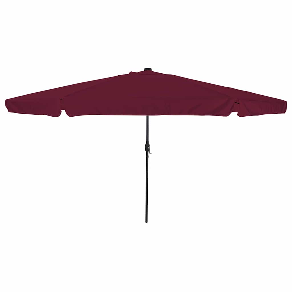 vidaXL Garten-Sonnenschirm Grün 385 x 209 x 244 cm Polyester