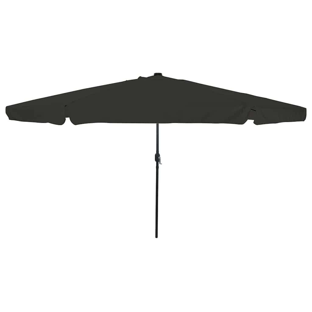 vidaXL Garten-Sonnenschirm Grün 385 x 209 x 244 cm Polyester