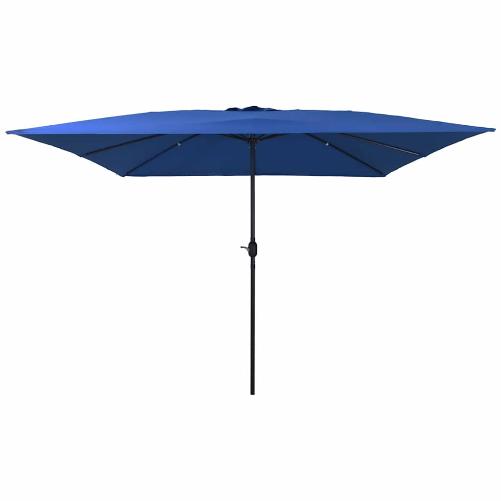 vidaXL Garten-Sonnenschirm Azurblau 248 x 248 x 148 cm