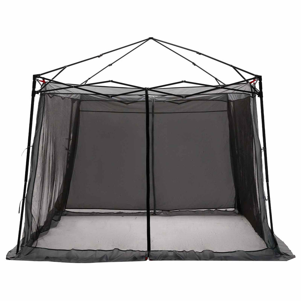 vidaXL Camping-Zelt-Set 2 pcs Grau und Orange Taffeta und Stoff