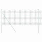 vidaXL Eurozaun Grün 0,4 x 10 m PVC-beschichtetes Eisen