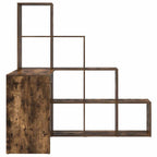 vidaXL Eck-Schreibtisch Geräucherte Eiche 101,5 x 149,5 x 149,5 cm