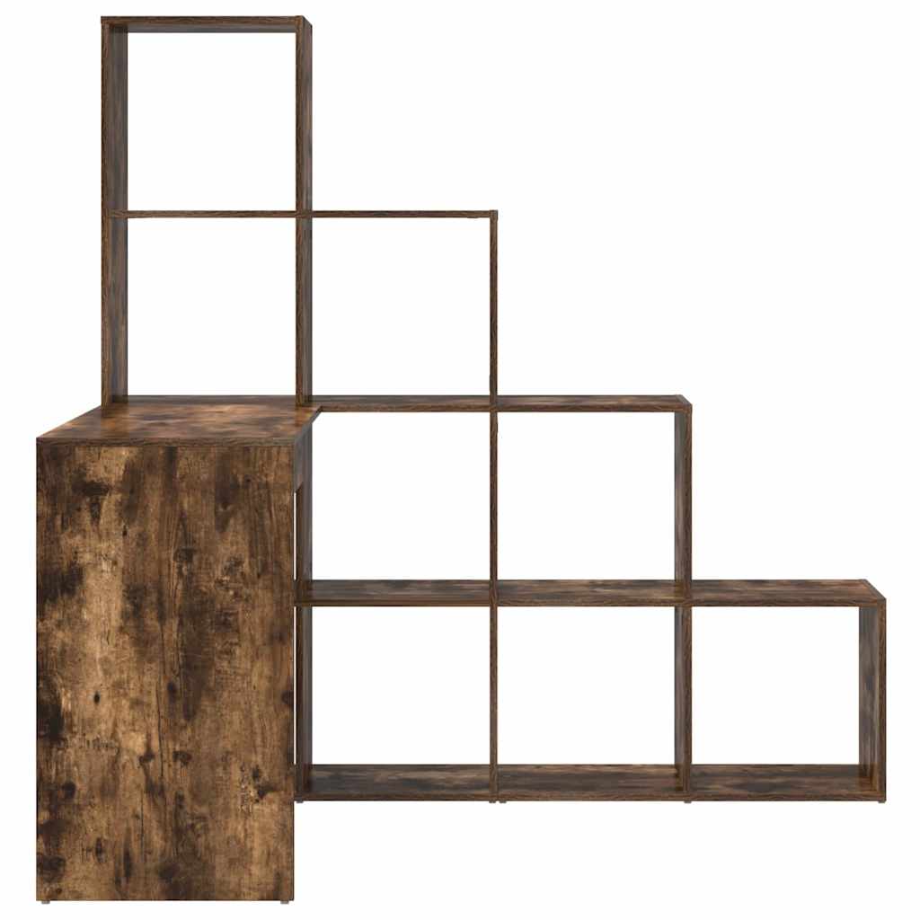 vidaXL Eck-Schreibtisch Geräucherte Eiche 101,5 x 149,5 x 149,5 cm