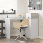 vidaXL Eck-Schreibtisch mit Schubladen Weiß 102 x 88 x 75 cm