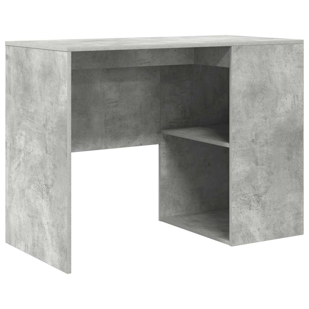 vidaXL Eck-Schreibtisch mit Schubladen Beton Grau 102 x 88 x 75 cm