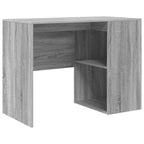vidaXL Eck-Schreibtisch mit Schubladen Graues Sonoma 102 x 88 x 75 cm