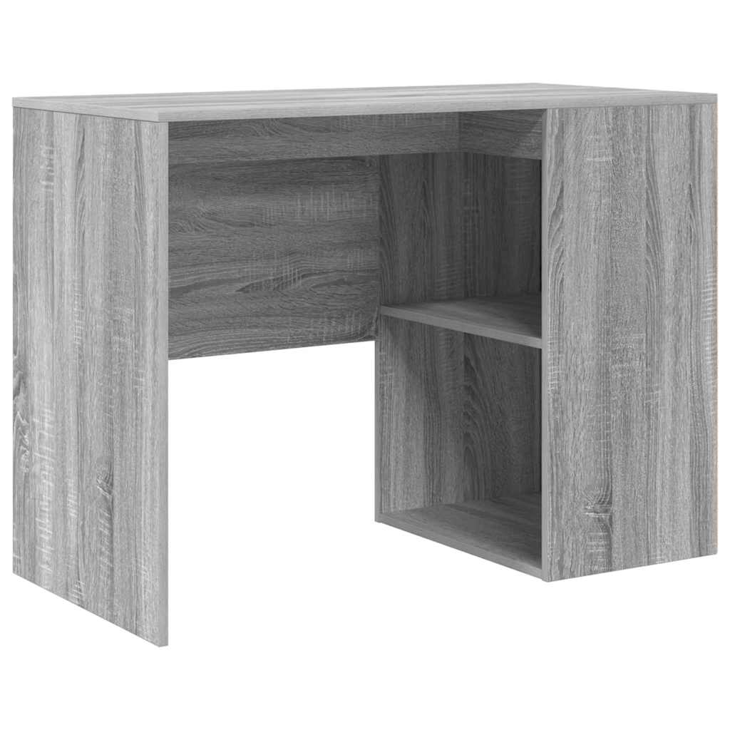 vidaXL Eck-Schreibtisch mit Schubladen Graues Sonoma 102 x 88 x 75 cm