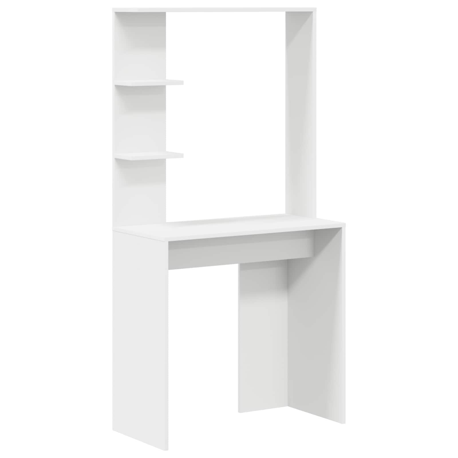 vidaXL Schreibtisch 2 pcs Weiß
