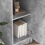vidaXL Schreibtisch 2 pcs Beton Grau