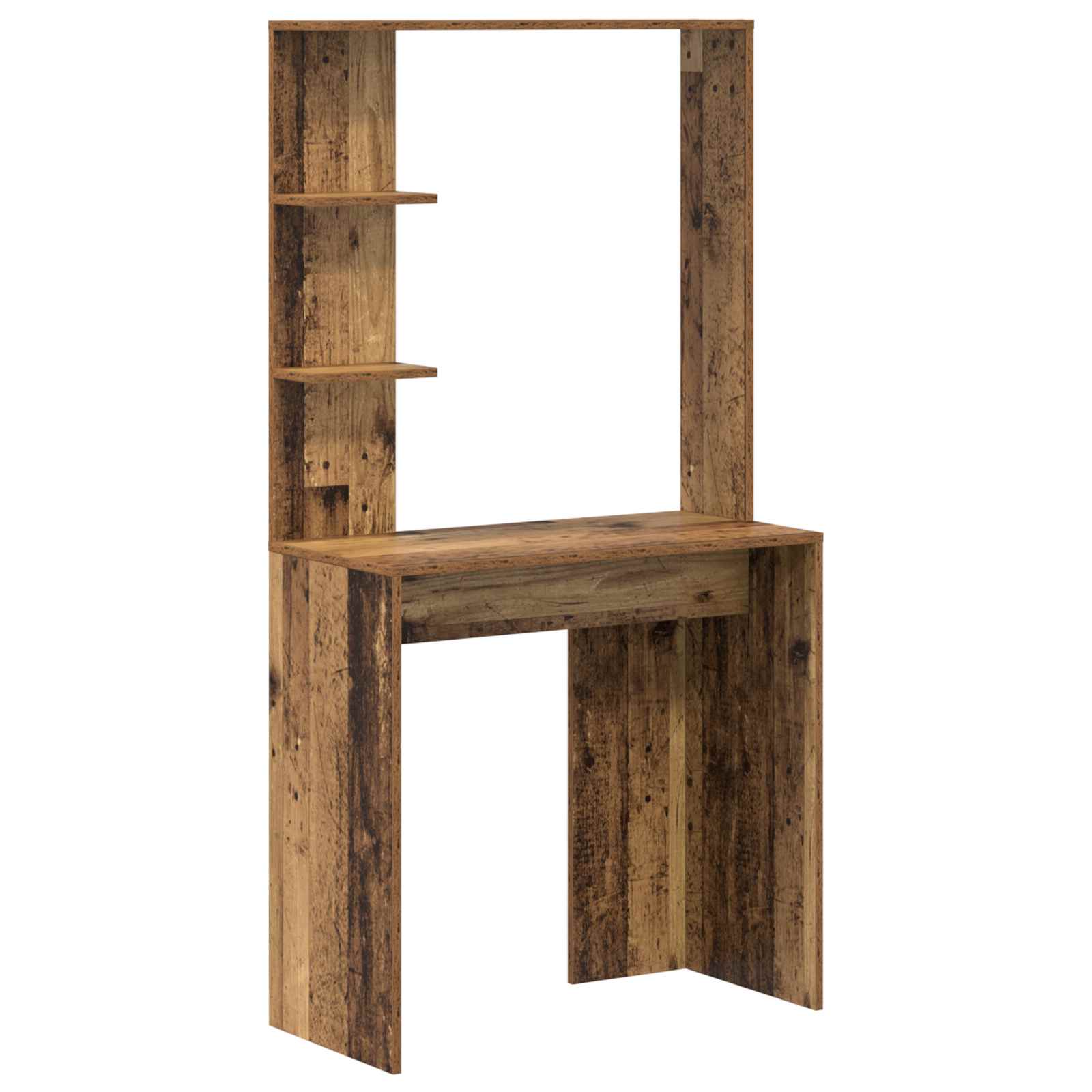 vidaXL Schreibtisch 2 pcs Altholz