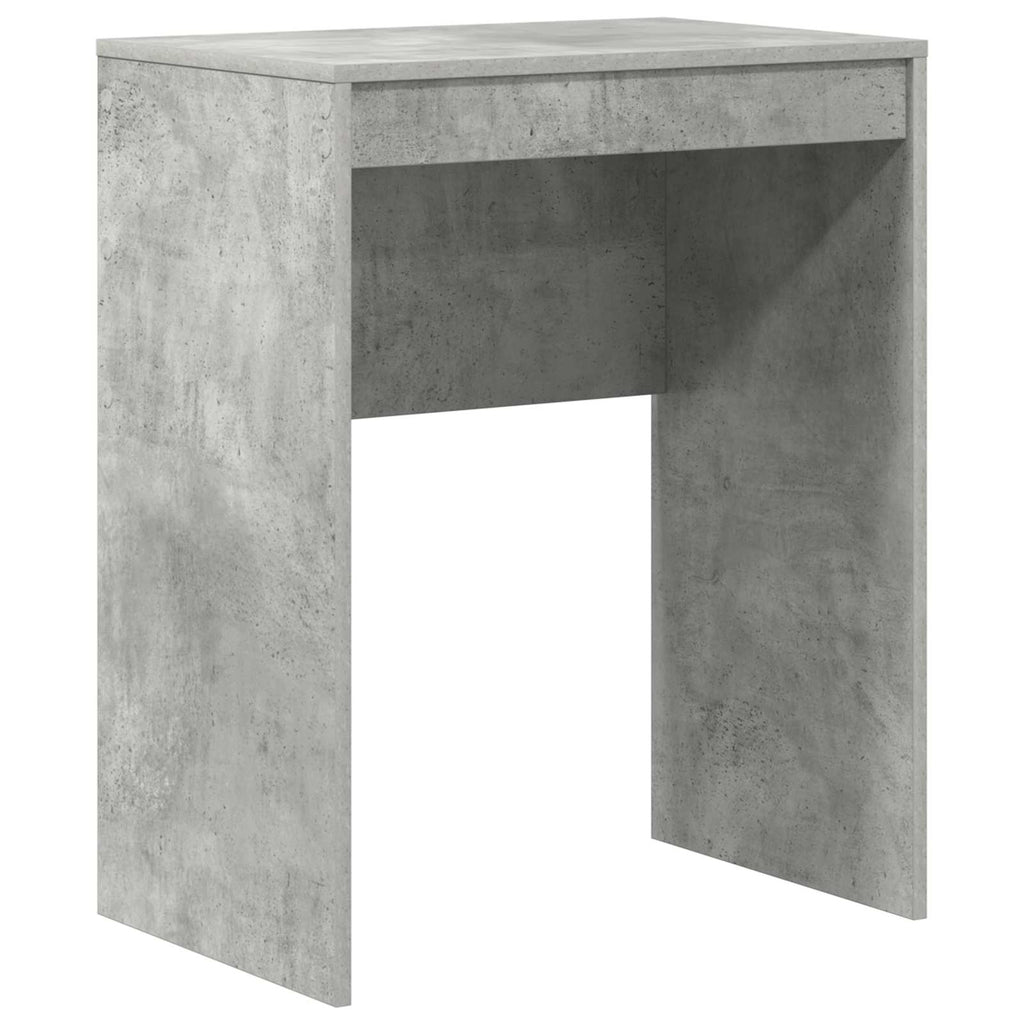 vidaXL Schreibtisch mit Schubladen mit Regal 2 pcs Beton Grau