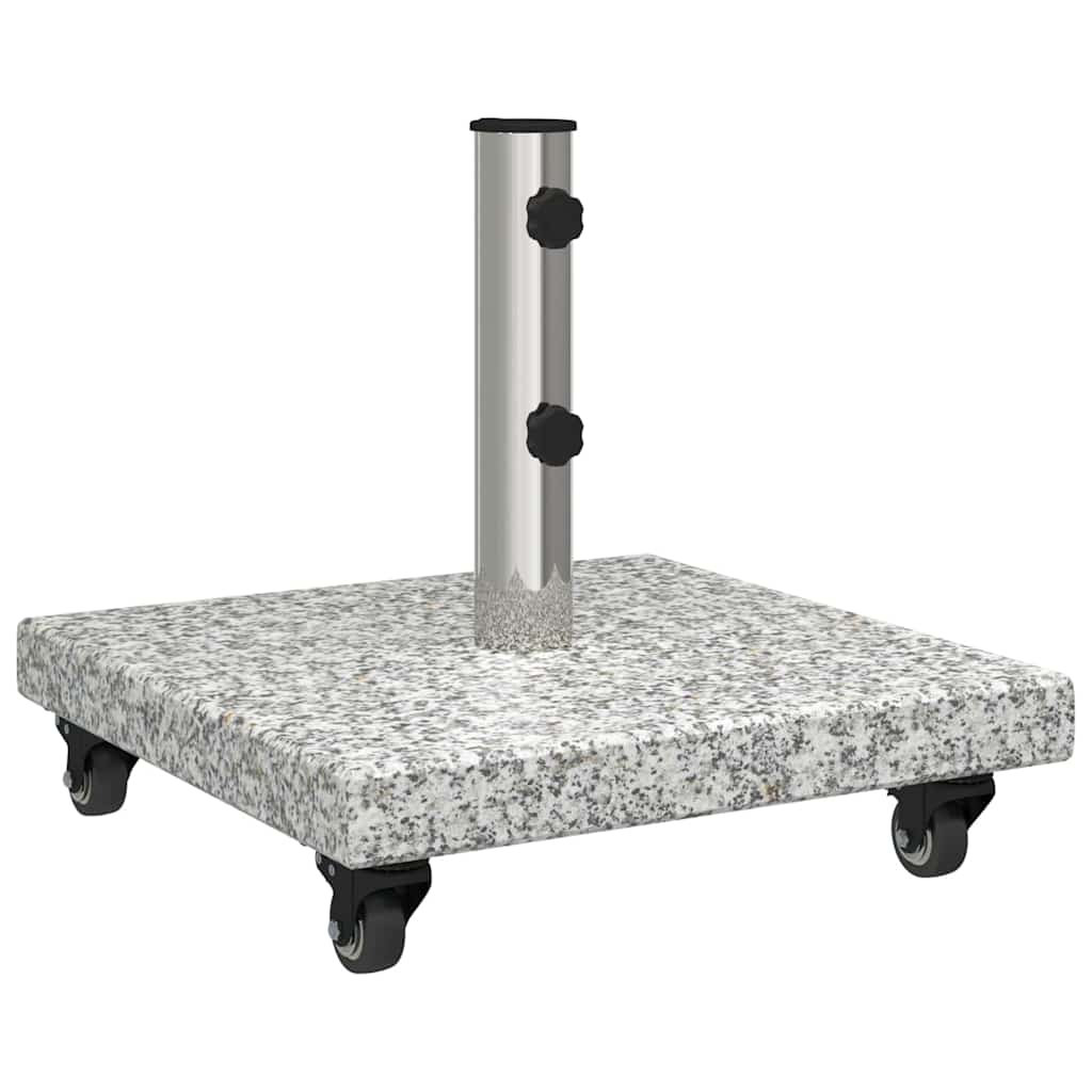 vidaXL Sonnenschirmständer 30kg Grau Granit Quadratisch