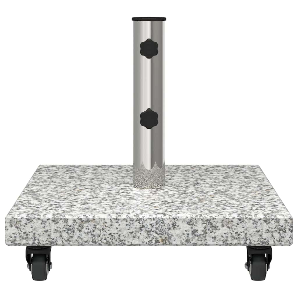vidaXL Sonnenschirmständer 30kg Grau Granit Quadratisch