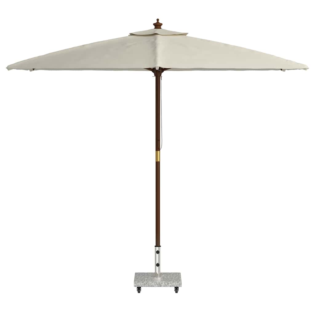 vidaXL Sonnenschirmständer 30kg Grau Granit Quadratisch