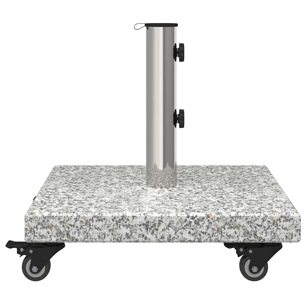 vidaXL Sonnenschirmständer 30kg Grau Granit Quadratisch