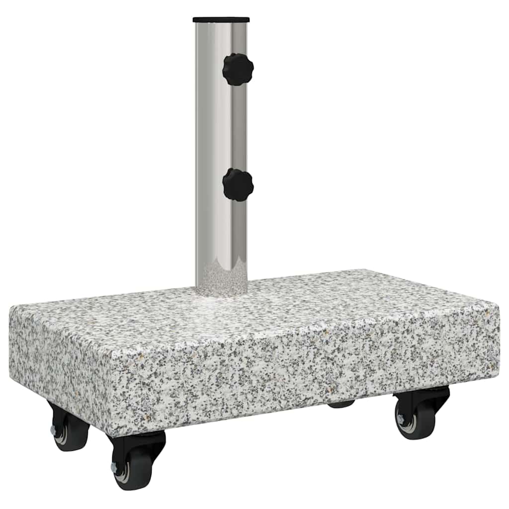 vidaXL Sonnenschirmständer Grau 45 x 25 x 45 cm Granit