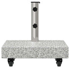 vidaXL Sonnenschirmständer Grau 45 x 25 x 45 cm Granit