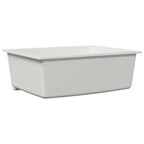 vidaXL Küchenspüle Weiß 54 x 44 x 20 cm Granit