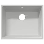 vidaXL Küchenspüle Weiß 54 x 44 x 20 cm Granit