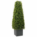 vidaXL Eukalyptus Gras Turm Grün 27 x 27 x 90 cm Kunststoff